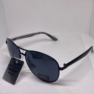 Air Force Classic Black Aviator Sunglasses